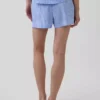 Poplin Pijama Şortları