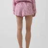 Poplin Pijama Şortları