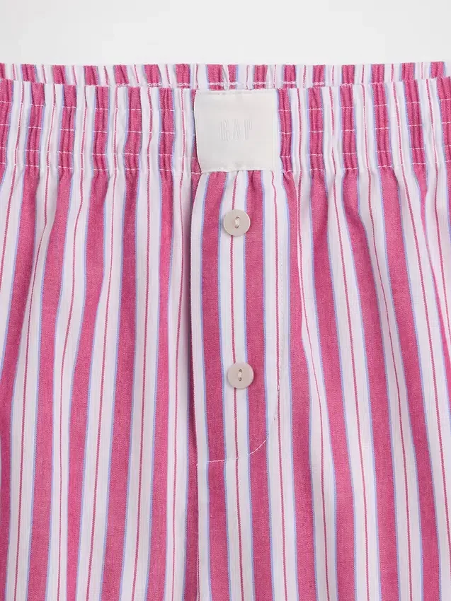 Poplin Pijama Şortları