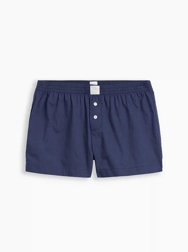 Poplin Pijama Şortları