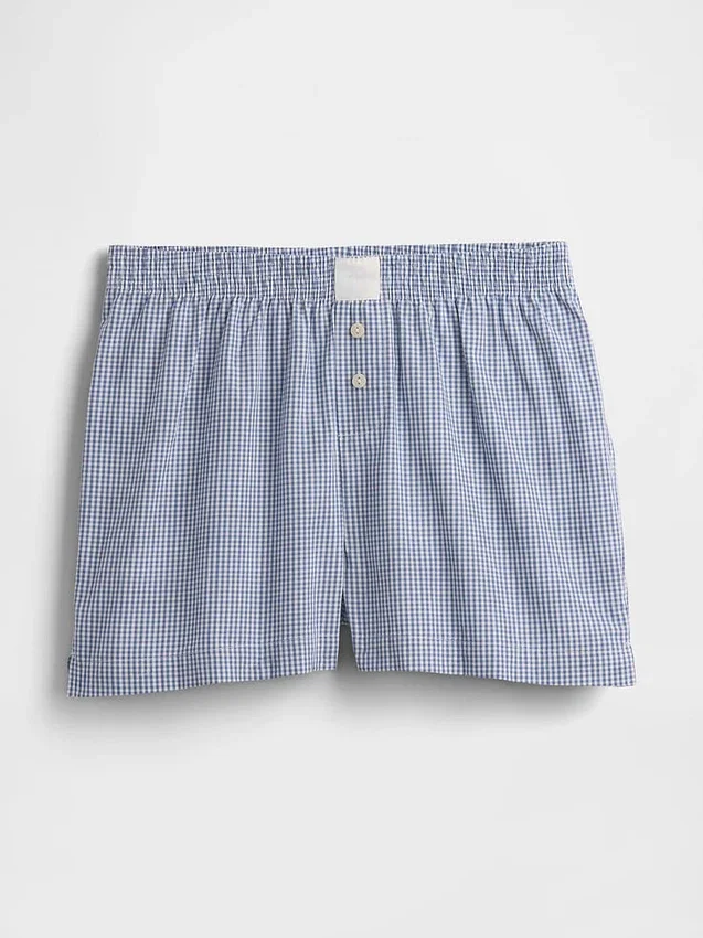 Poplin Pijama Şortları