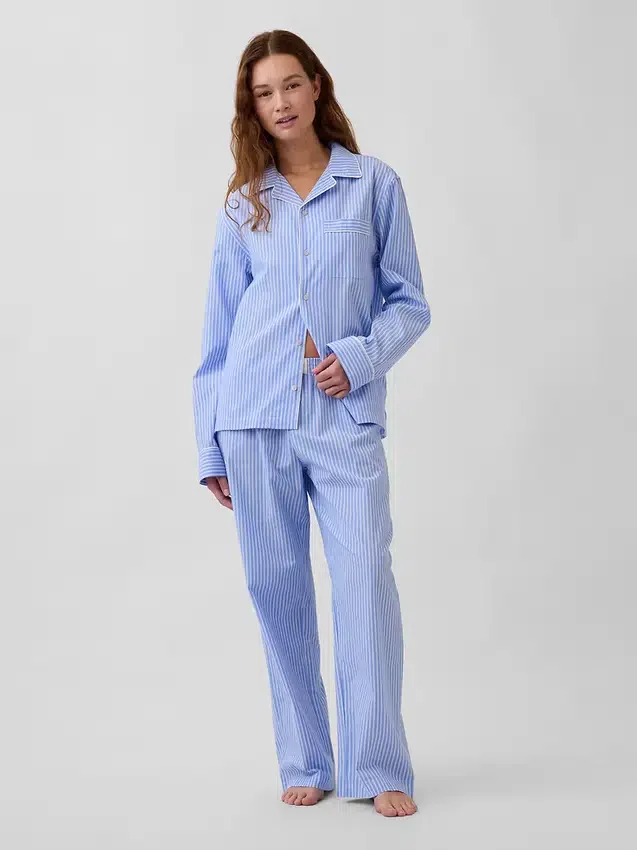 Poplin Pijama Pantolonları
