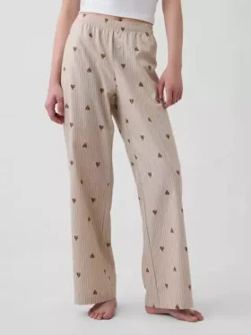 Poplin Pijama Pantolonları