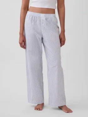 Poplin Pijama Pantolonları