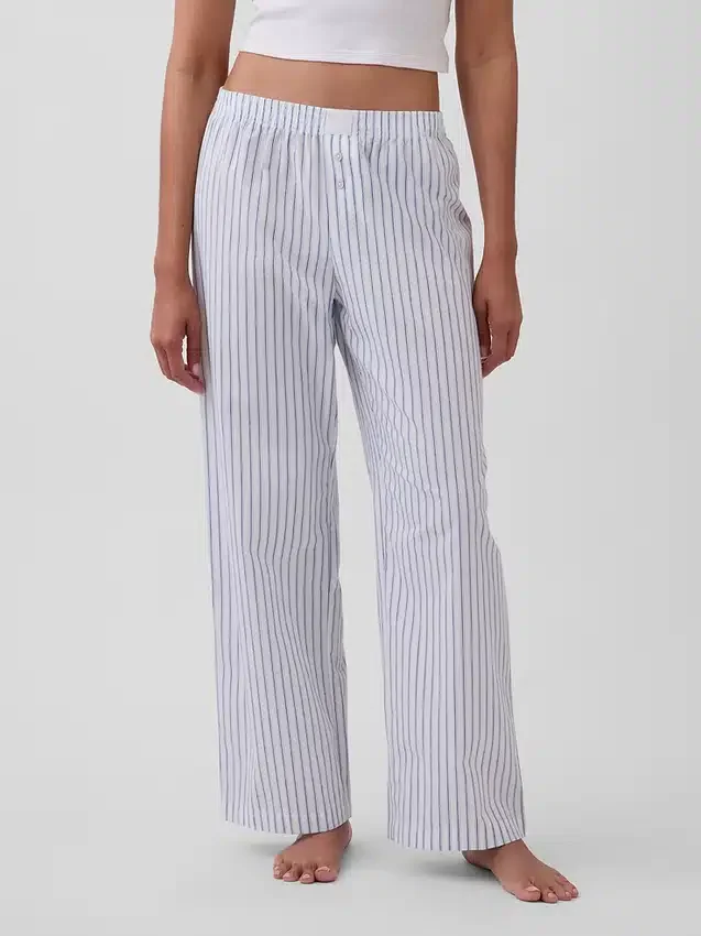 Poplin Pijama Pantolonları