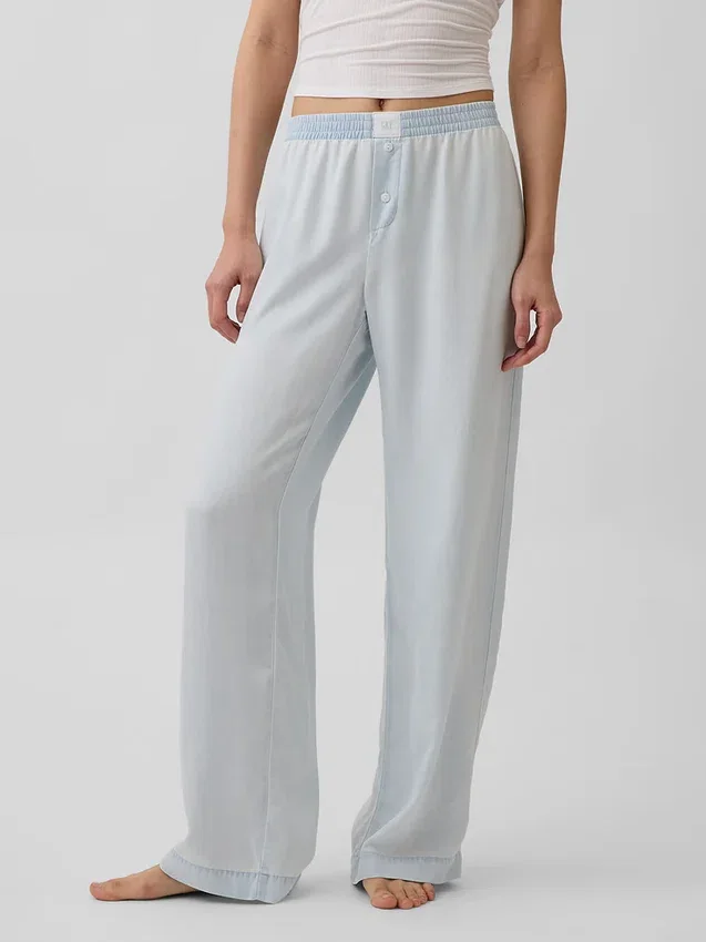 Poplin Pijama Pantolonları