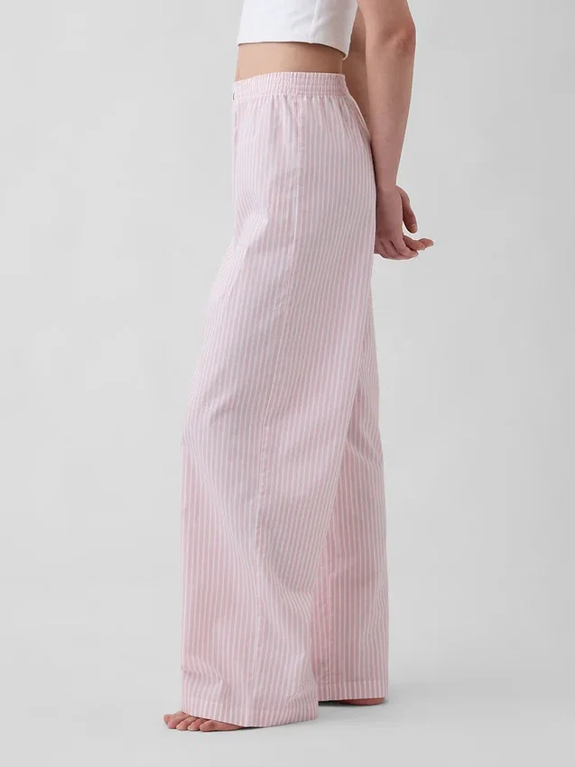 Poplin Pijama Pantolonları