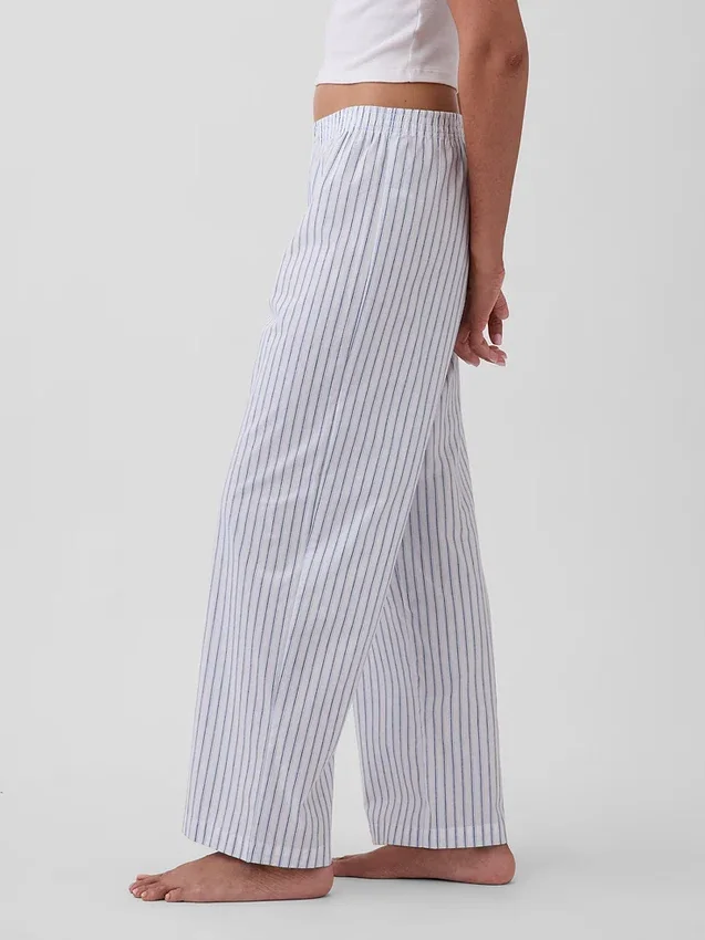 Poplin Pijama Pantolonları