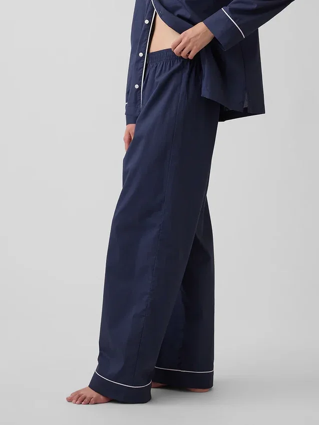 Poplin Pijama Pantolonları