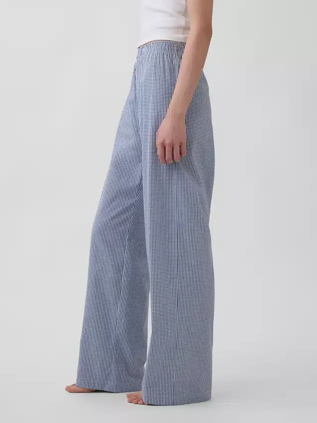 Poplin Pijama Pantolonları