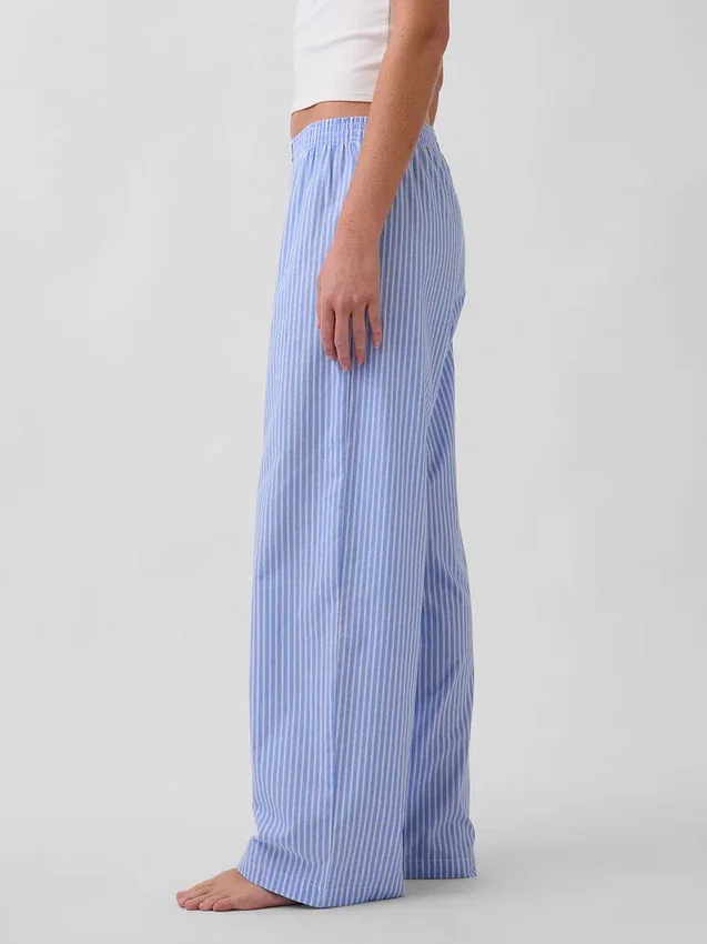 Poplin Pijama Pantolonları