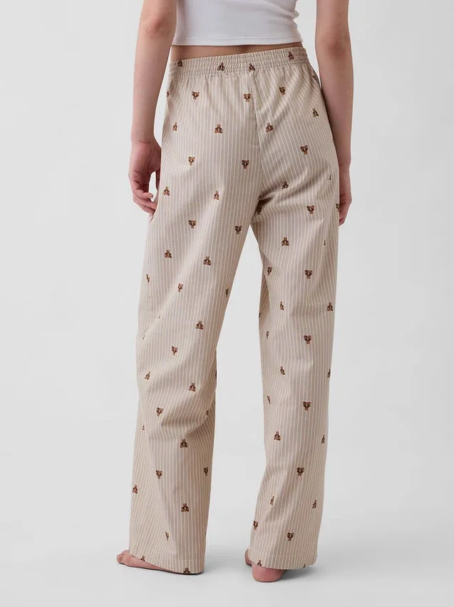 Poplin Pijama Pantolonları