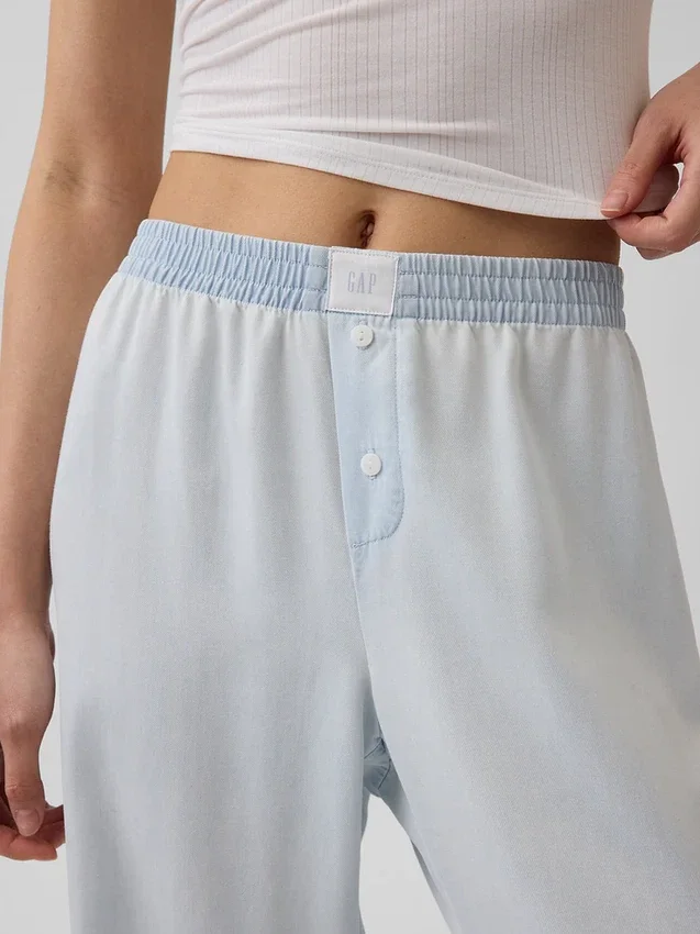 Poplin Pijama Pantolonları