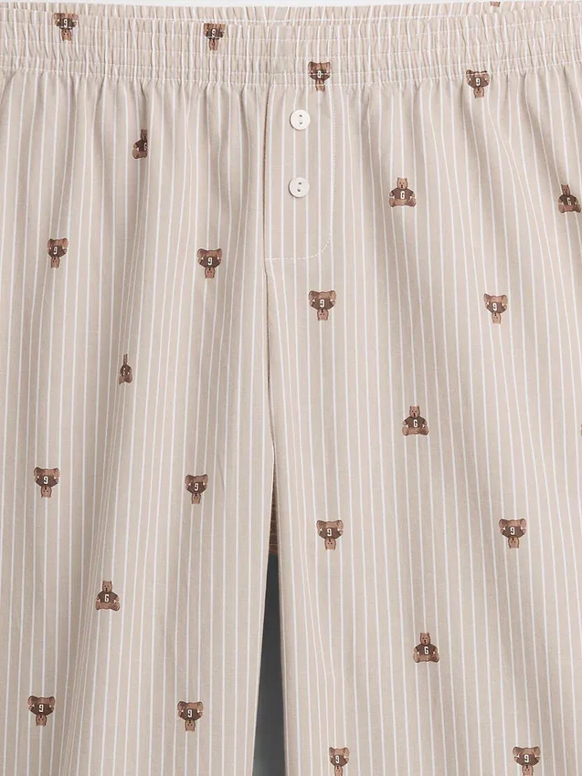 Poplin Pijama Pantolonları