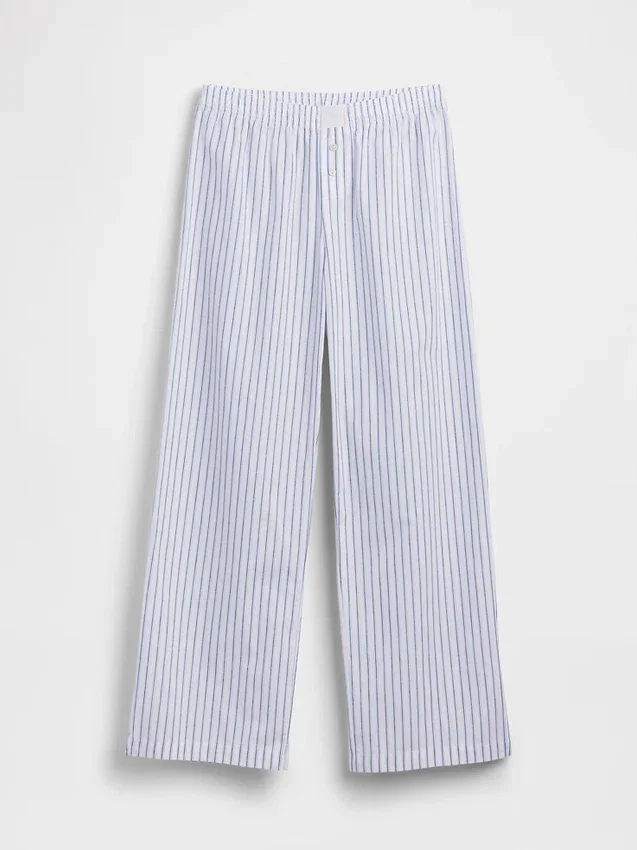 Poplin Pijama Pantolonları