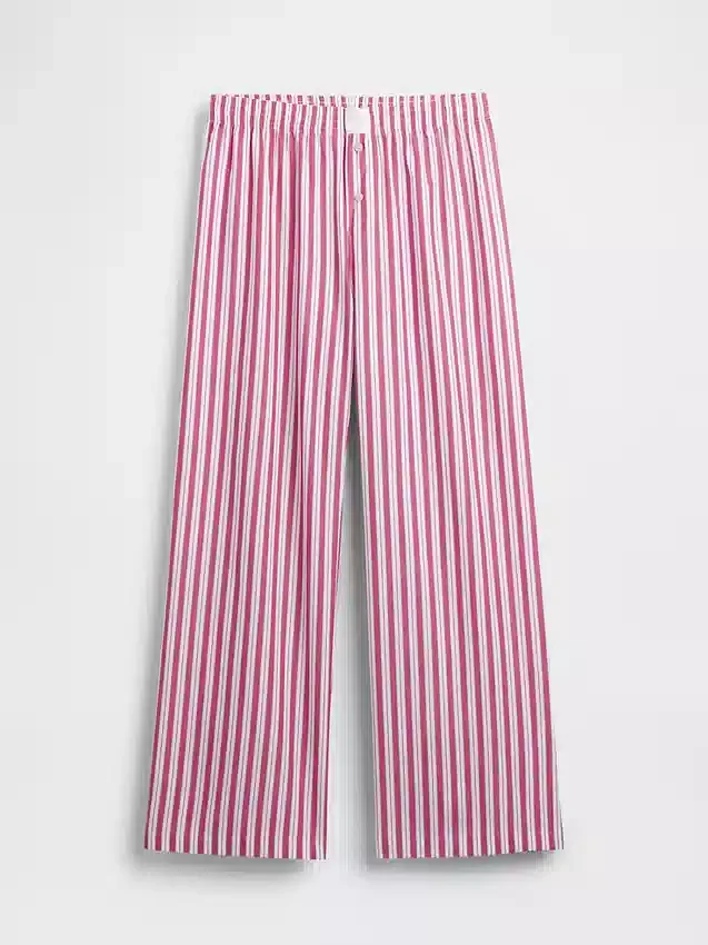 Poplin Pijama Pantolonları