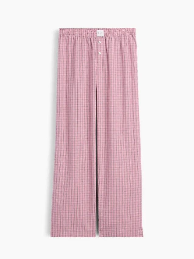Poplin Pijama Pantolonları