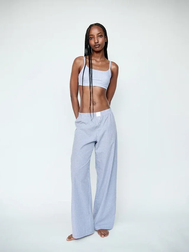 Poplin Pijama Pantolonları