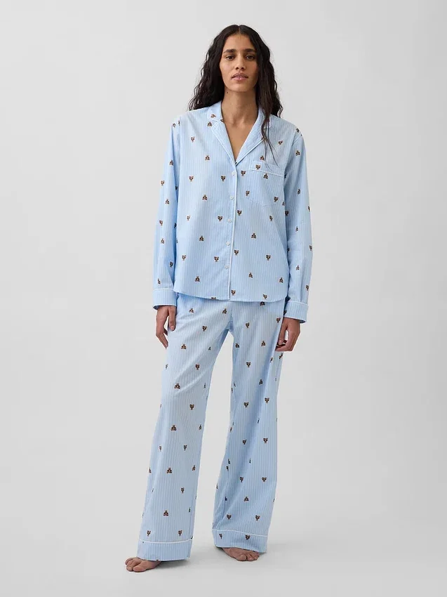 Poplin Pijama Takımı