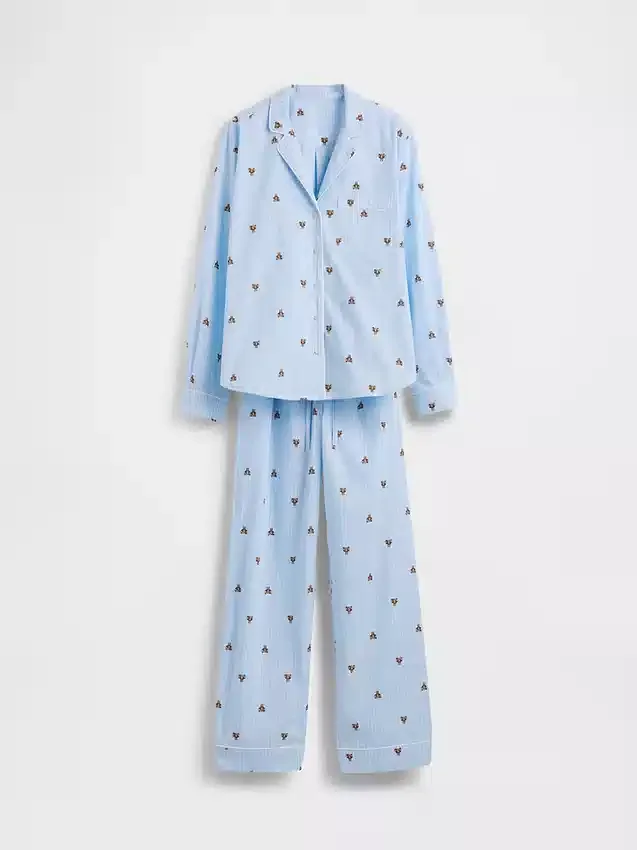 Poplin Pijama Takımı