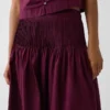 Poplin Pintuck Maxi Etek