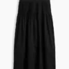 Poplin Pintuck Maxi Etek