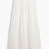 Poplin Pintuck Maxi Etek