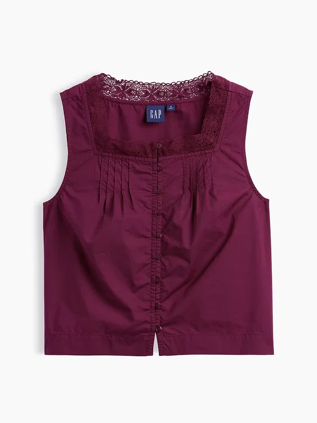 Poplin Pintuck Üst Giyim