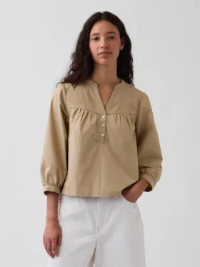 Poplin Popover Üst Giyim