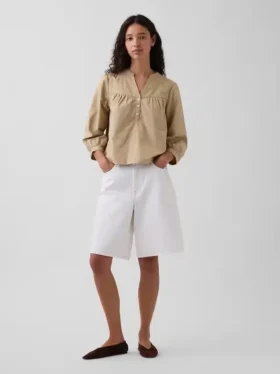 Poplin Popover Üst Giyim