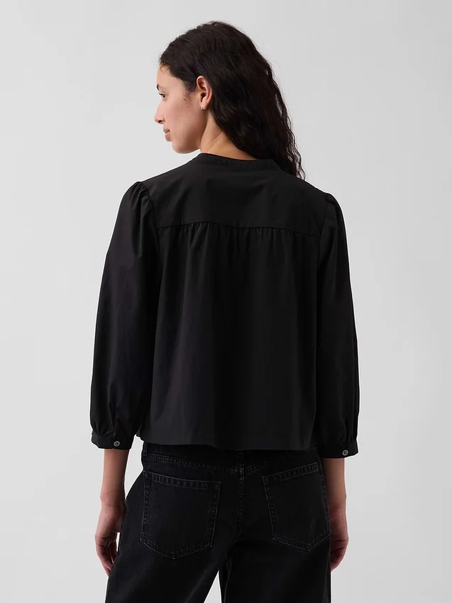 Poplin Popover Üst Giyim