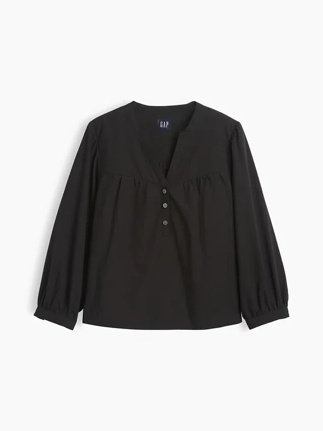 Poplin Popover Üst Giyim