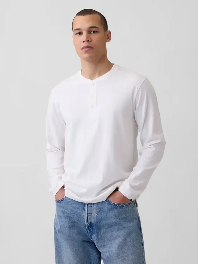 Rahat Henley Tişört