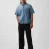 Rahat Kesim Denim Gömlek