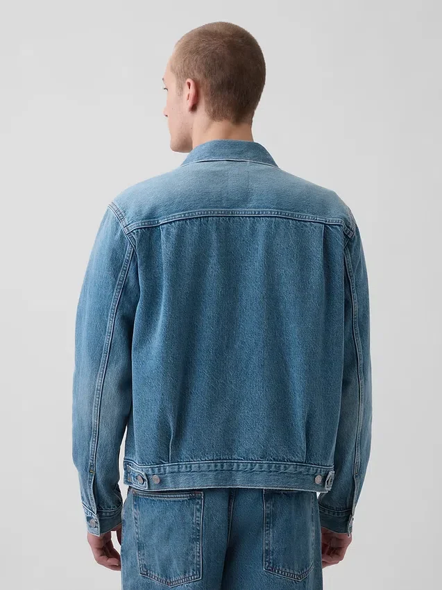 Rahat Kesim İkonik Denim Ceket