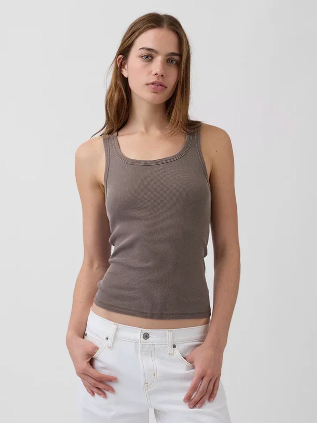 Ribana Scoop Tank Top