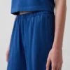 Örme Geniş Paça Pantolon