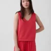 Örme Kısa Tank Top