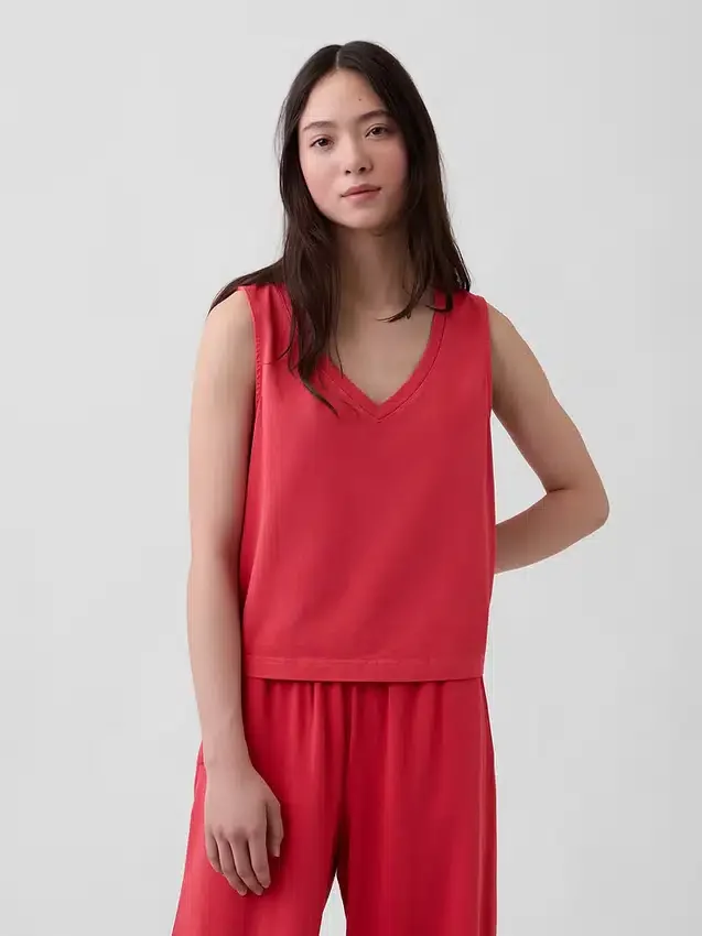 Örme Kısa Tank Top