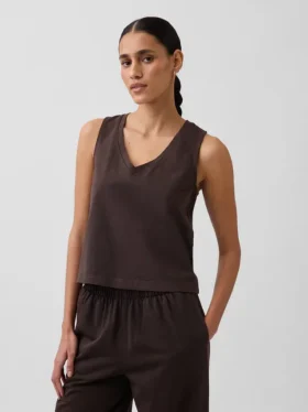 Örme Kısa Tank Top
