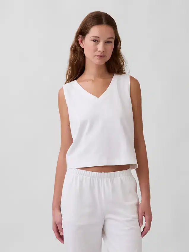 Örme Kısa Tank Top