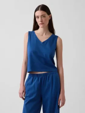 Örme Kısa Tank Top