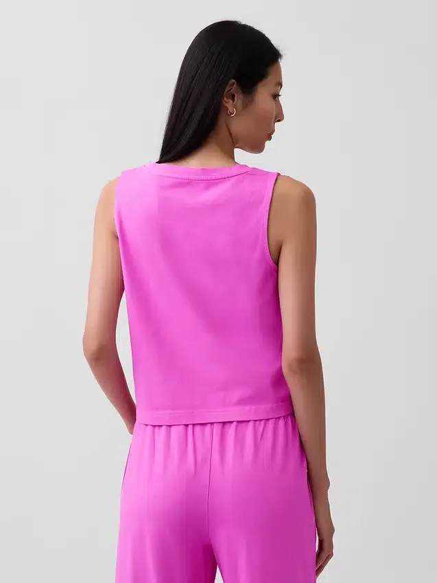 Örme Kısa Tank Top