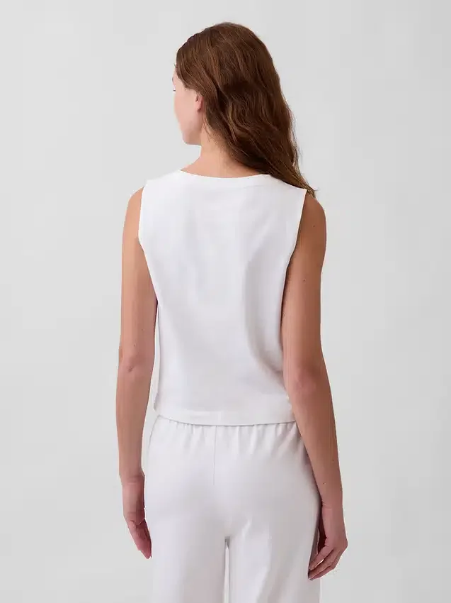 Örme Kısa Tank Top