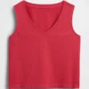 Örme Kısa Tank Top