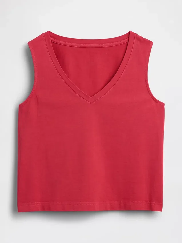 Örme Kısa Tank Top