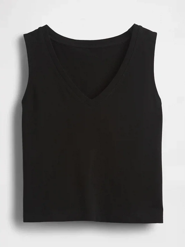 Örme Kısa Tank Top