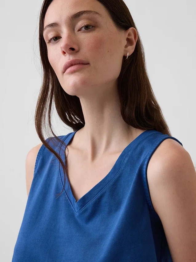 Örme Kısa Tank Top