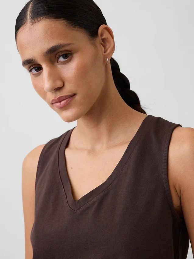 Örme Kısa Tank Top