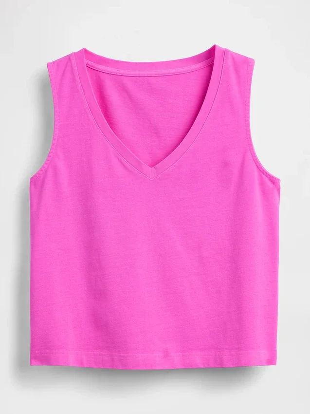 Örme Kısa Tank Top